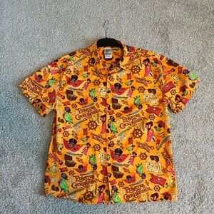 Pirates of the Caribbean Orange Shirt